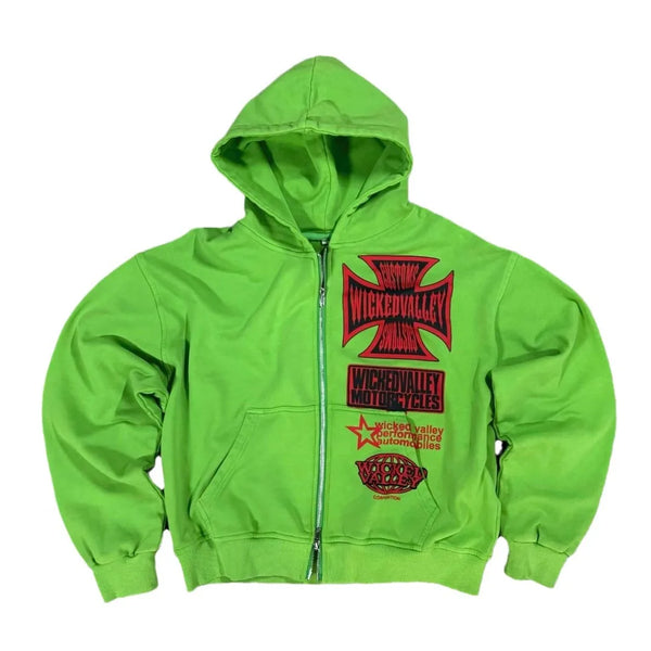 Y2k Long Sleeved Pullover Hoodie Sweatshirt Retro Printed Pattern Clothes Streetwear Hip-Hop Rap Gothic Style Punk Tops 2024