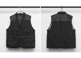 casual layering jacket featuring hip hop loose vest sportswear men casual cargo waistcoat with pockets military jacket coat streetwear tactical vests sweatshirts design – premium quality jacket for men