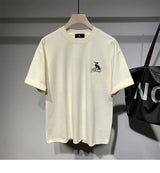 Harajuku Aesthetic piece – Summer Graffiti Short Sleeve T Shirt Mens High Street Loose