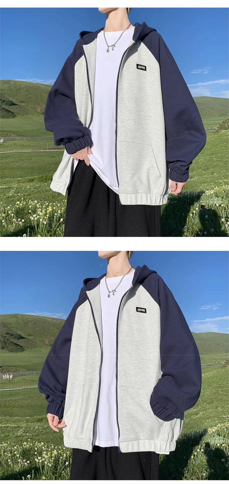 Retro Y2K techwear hoodie with futuristic elements