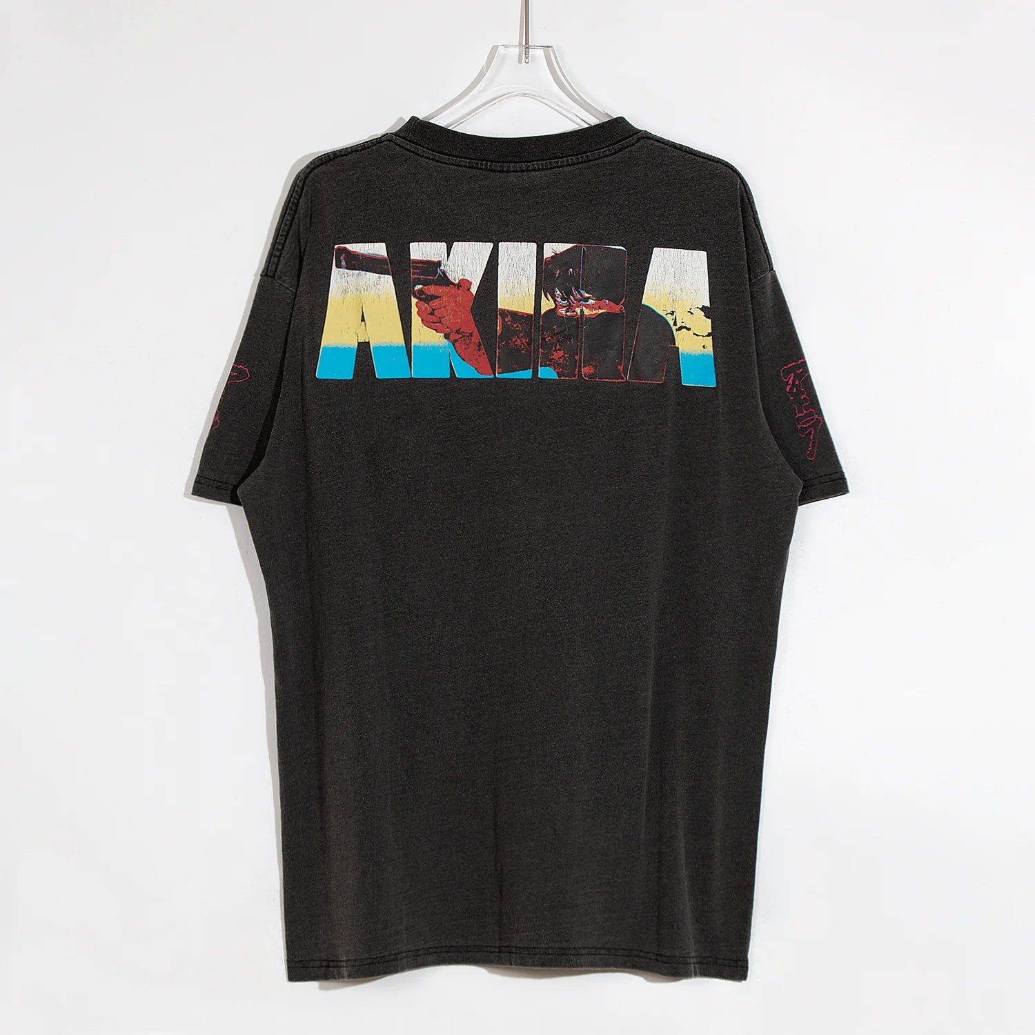 Y2K vintage t-shirt featuring 24ss summer vintage retro anime printing high street t shirt tops