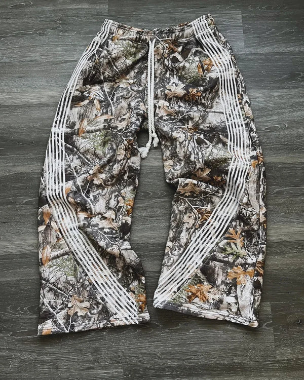 hip hop retro camo graphic streetwear sweatpants y2k pants gothic baggy casual pants womens mens elastic waist jogging trousers sporty tapered joggers