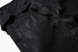 hi street flared jeans men broken patchwork denim pants streetwear harajuku luxury designer black jeans trousers male unique jeans style 362