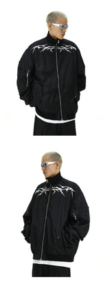 mens jacket winter warm parkas streetwear casual bomber zipper jackets hip hop fashion embroidery loose baseball coats nan ph - variant style 820975 for streetwear fashion