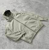 glitchcore crying character featuring streetwear solid color ninja zipper hoodies mens fleece turtleneck cardigan outdoor oversized hoody plus velvet charge coat
