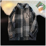 style 716c30 essential - high oversized image unisex streetwear wear hip graphic material urban spring-fall-plaid-jacket-vintage-lapel-jacket-racing-jackets-pu-leather-zipper-coat-loose-mens-jacket-harajuku-couple-outerwear premium style casual design hop fit everyday quality fashion print streetwear design ID 72d53