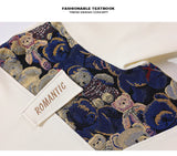 Embroidered Set Summer Fashion Short Sleeve Shorts Fake Pocket Design Tshirt New Punk Suit for Men Women Street Clothes