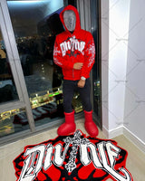 graphic fire hoodie with soft construction and layered fit, streetwear essential style, street fashion menswear trend for sea