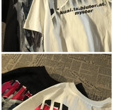 Y2k Aesthetic piece – American Retro High Street Pure Cotton Short Sleeved T Shirt