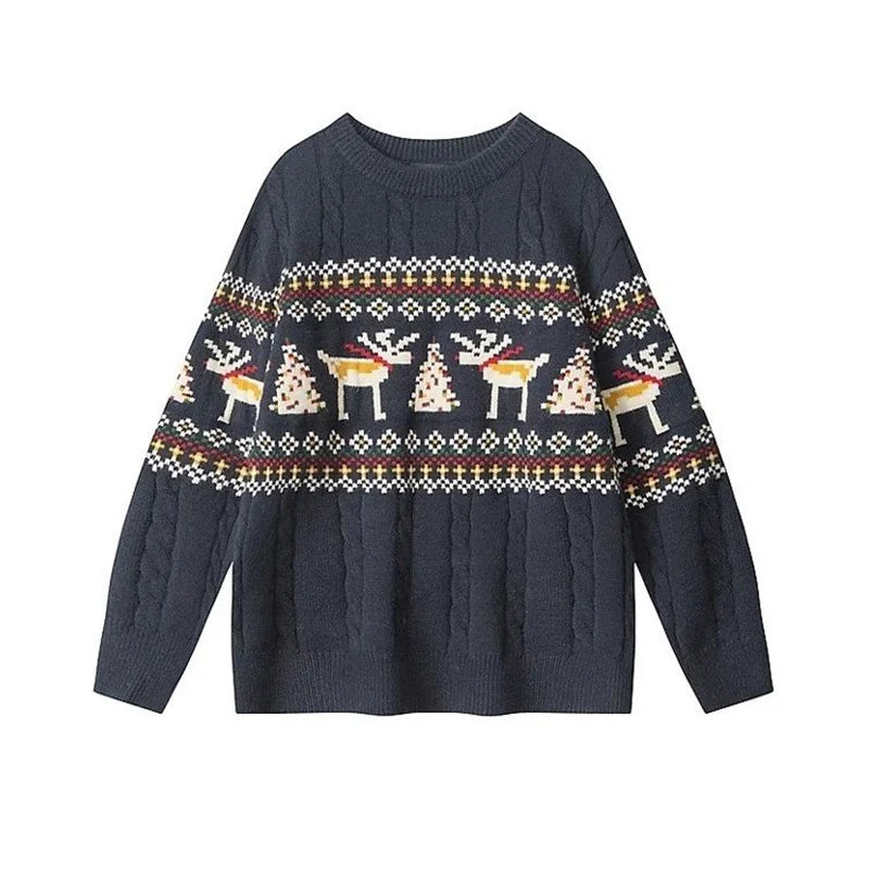 oversized flame jumper, 2025 fashion trend, fire knit jumper in oversized streetwear fashion