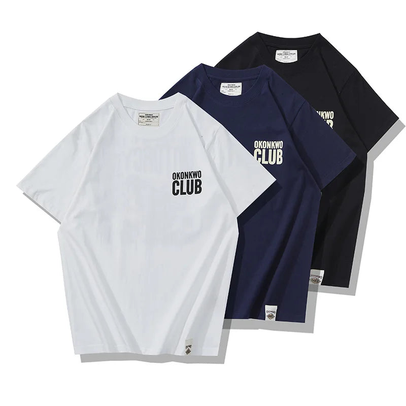 Skatercore Melting smiley – Summer Short Sleeved Mens New Retro Youth Motorcycle Letter