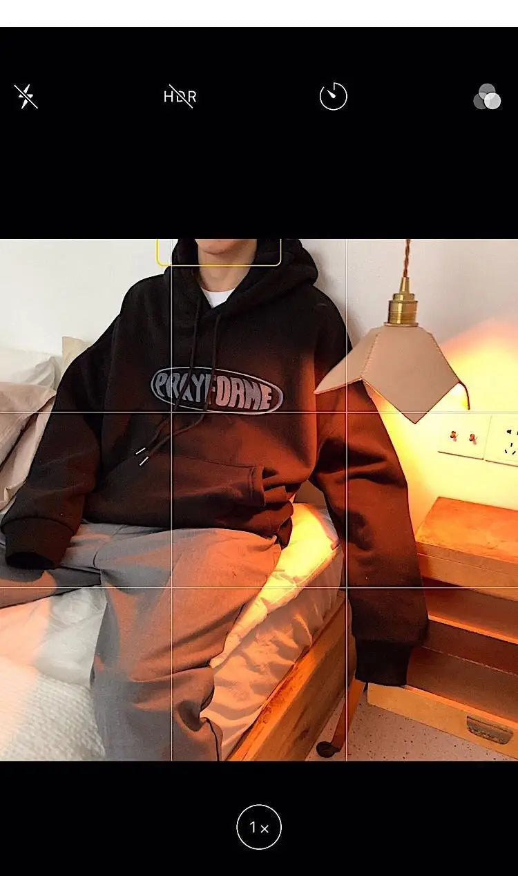 Trendy American Ins Green Hooded Sweatshirt for Men in Autumn 2024 New Trendy Brand Loose Y2K
