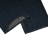 men vintage blue jeans luxury designer patchwork baggy denim pants loose straight jeans trousers ripped baggy denim