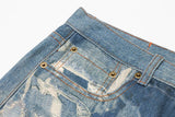 streetwear ripped hole patch baggy y2k jeans for men washed pantalones hombre straight casual denim trousers oversized unique jeans style 5936