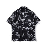 Dark Icon Snake Men's Shirt Short Sleeve Summer Vintage Polo Shirt Holiday Beach Shirts Man