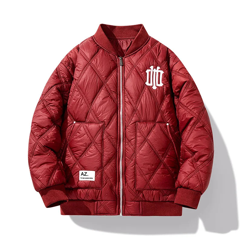 Winter men's cotton jacket stand-up collar baseball jacket men's cotton jacket