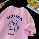Anime Vintage print – Cartoon Graphic Tshirt Kawaii Oversized Tee Shirt Retro Cute