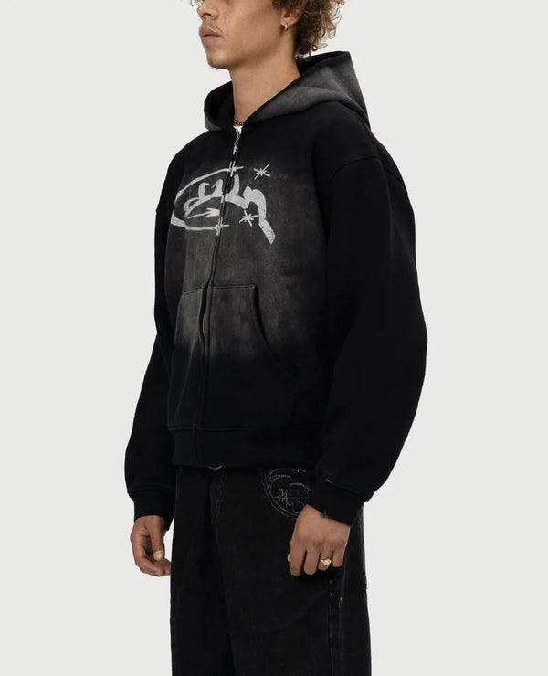 American High Street Fashion Brand Cartoon Letter Printed Oversized Ho