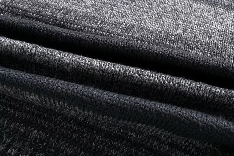 layered flame street knit, photo-ready knit, trendy urban fashion top for men, layered streetwear look