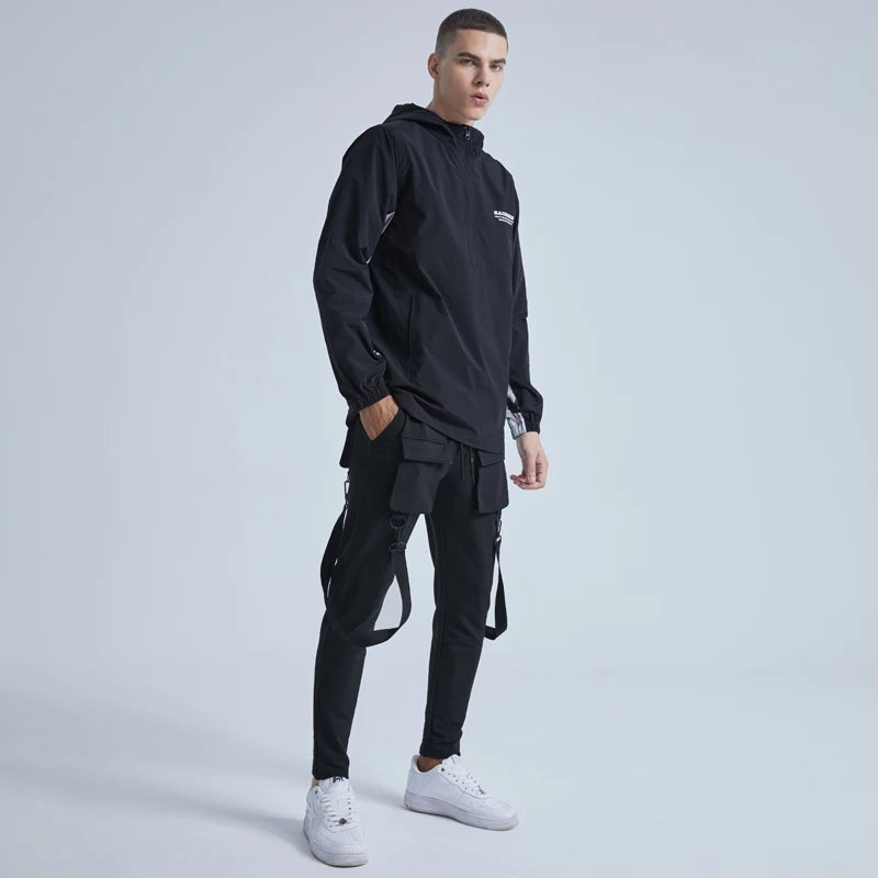 Nan vintage streetwear windbreaker graffiti oversized