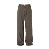 american high street retro men and women trendy straight work pants couple spring and autumn hip hop loose casual pants y2k menswear bottoms