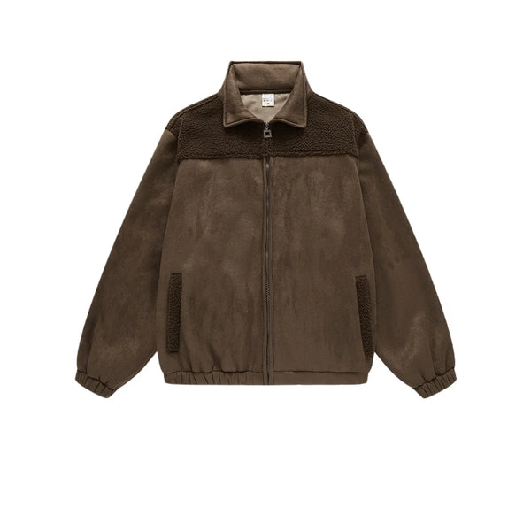 Checkered Varsity Bomber Coat Statement Piece