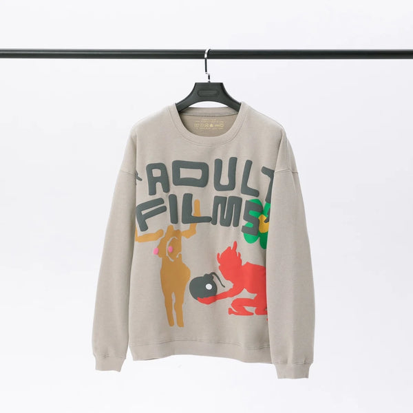 fire graphic sweater, 2025 fashion trend, cozy fashion fit, stylish street outfit, modern aesthetic appeal