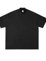 Anime Graphic tee – Korean Style Simple High End T Shirt Half Turtleneck Short S