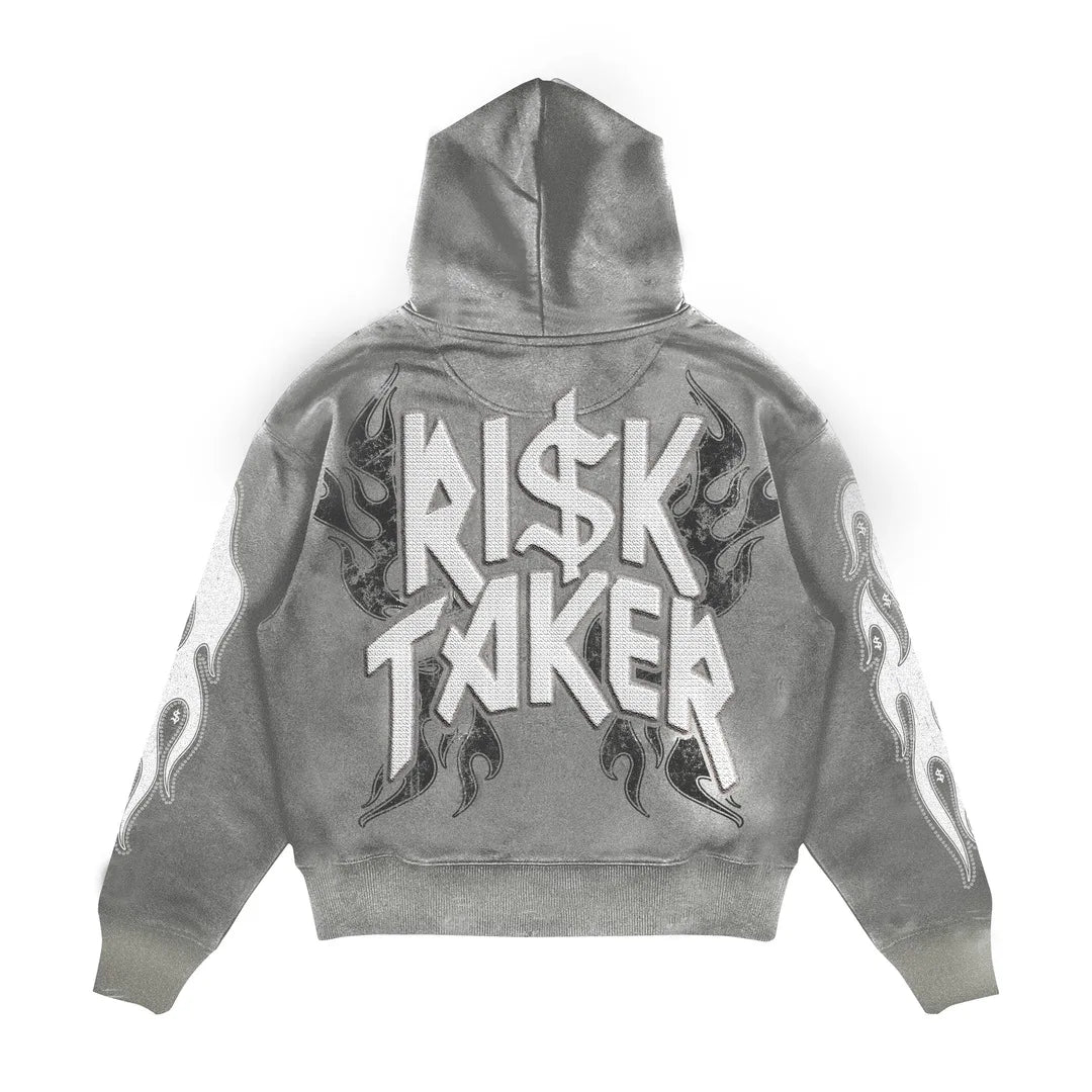2024 y2k long sleeved zippered printed pullover hoodie hoodie and pants two piece streetwear trendy outfit dark vintage outfit unique default style 2234