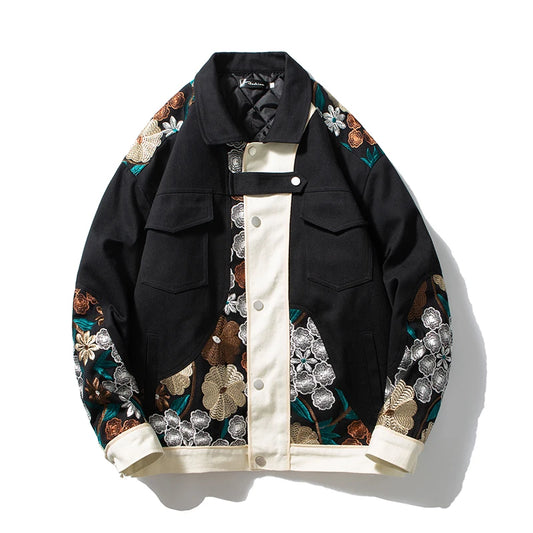 men-flowers-print-cotton-twill-winter-casual-jacket-slim-fit-design-streetwear-women-denim-jackets-retro-style-cowboy-outerwear f75094 material essential image fit unisex hip casual style fashion oversized urban high style hop quality design wear graphic everyday premium - print streetwear streetwear design ID 0f542