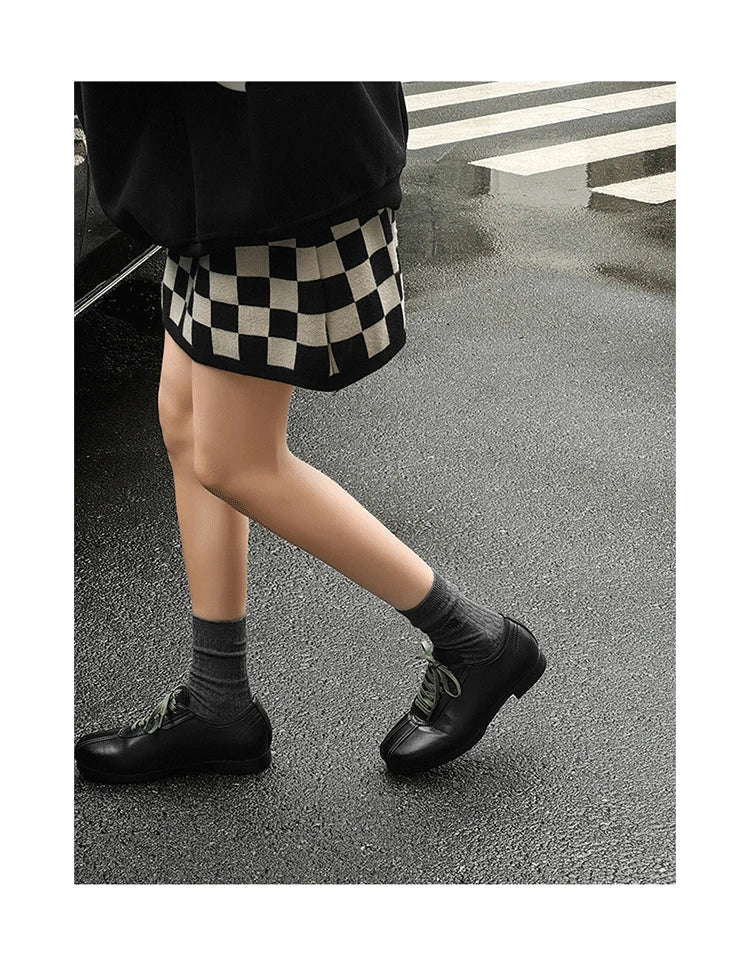 Vintage Casual Leather Shoes Men Women Streetwear Fashion Lightweight Commute Business Leather Derby Shoes