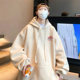 Mens Oversized Hoodie White With Hat 5Xl Plain Hoodies Oversize For Me