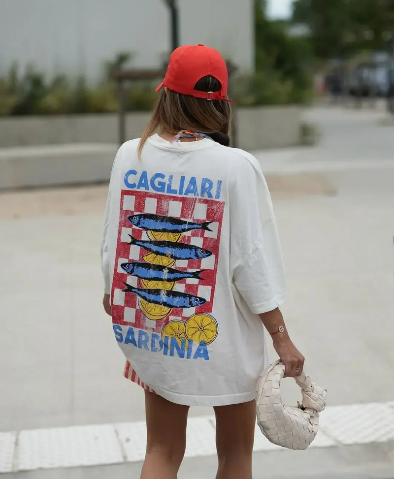 Sadcore Vintage t-shirt – Oversized Harajuku Summer Casual Popular Cherry Graphic T Sh