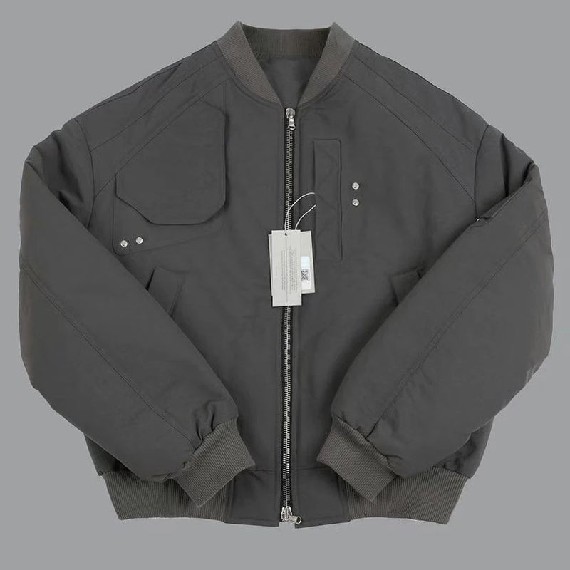 oversized fit featuring new 2023 luxury men undermycar pocket zipper embroidered bomber coats jackets down coats cotton warm winter 141 design – premium quality jacket for men