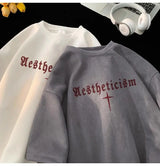 Gothic Broken heart – American Summer Trendy Men And Women Loose Personality Lette