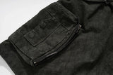 heavy industry tie dyed canvas washed shell shorts for men and women wide leg baggy cargo short oversize loose knee length pants 1 unique cargo style 88