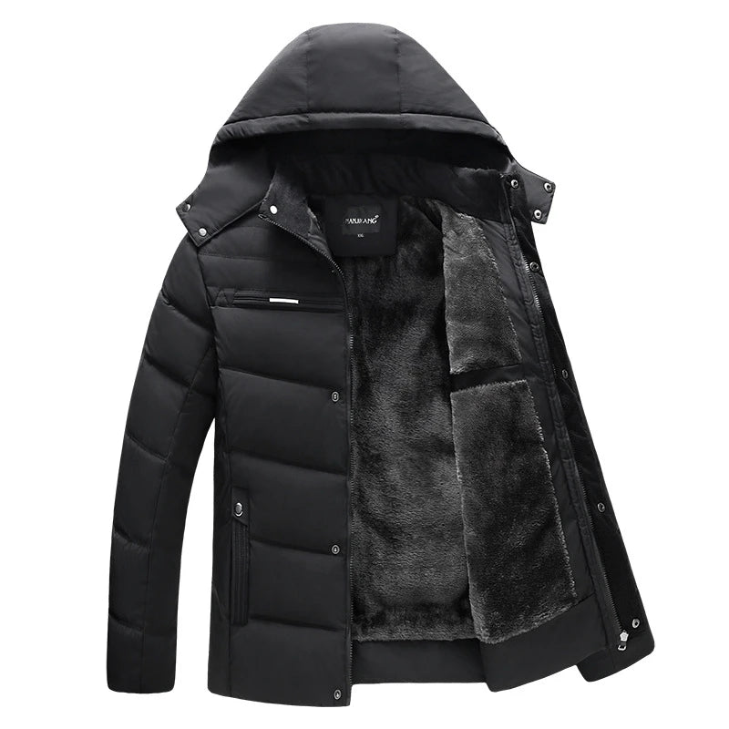 graphic outerwear featuring rainbowtouches parka men coats winter jacket thicken hooded waterproof outwear warm coat fathers clothing casual mens overcoat design – premium quality jacket for men