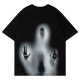 Trapwear Graphic tee – Men Y2K Oversize T Shirts Punk Gothic Unreal Figure Sos Grap
