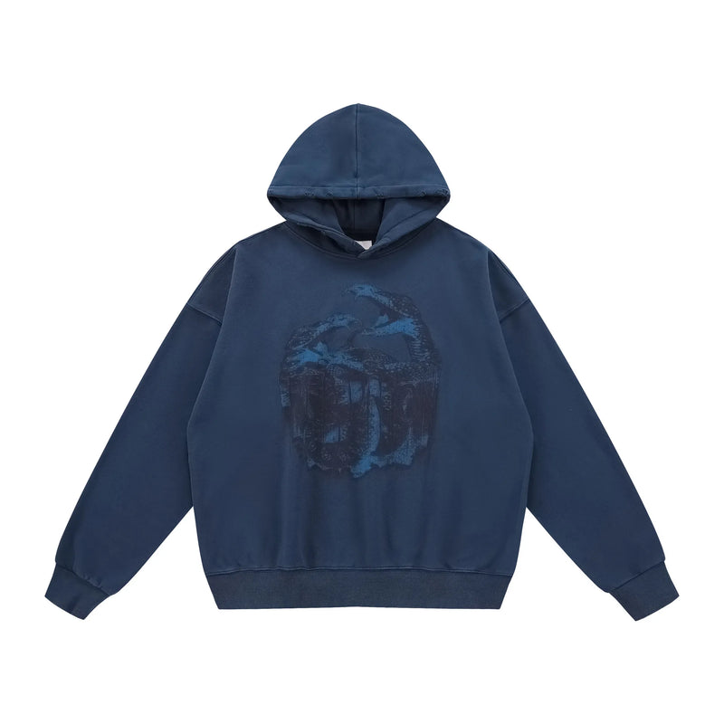 New 2023 Luxury Men Under My Car Goat Dead Snake Gentleman Hoodies Hoo