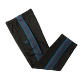 sea blue casual pants men woman loose comfortable side edge weaving stripe embroidery drawstring joggers sweatpants unique joggers style 5271