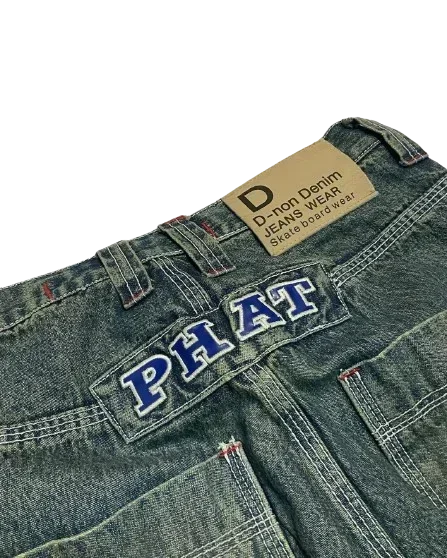high street casual trousers punk style wide leg pants gothic classic vintage straight pantsy2k baggy letter print women jeans unique jeans style 2297