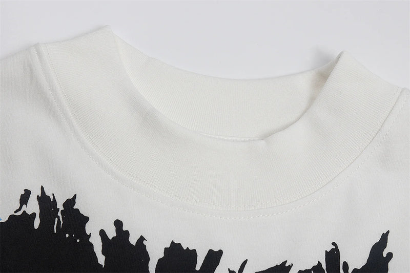 trapwear streetwear top featuring summer kanye west chicago limited peripheral high street retro tops t shirt