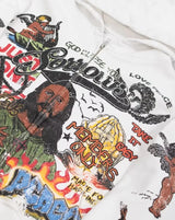 2024 Y2K High Street Cartoon Anime Print Oversized Hoodie Women Fashio