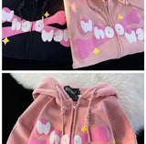 Harajuku Tee – Harajuku Devil Embroidery Hoodies Women Japanese Sweet Stree – Streetwear Fashion for Men & Women