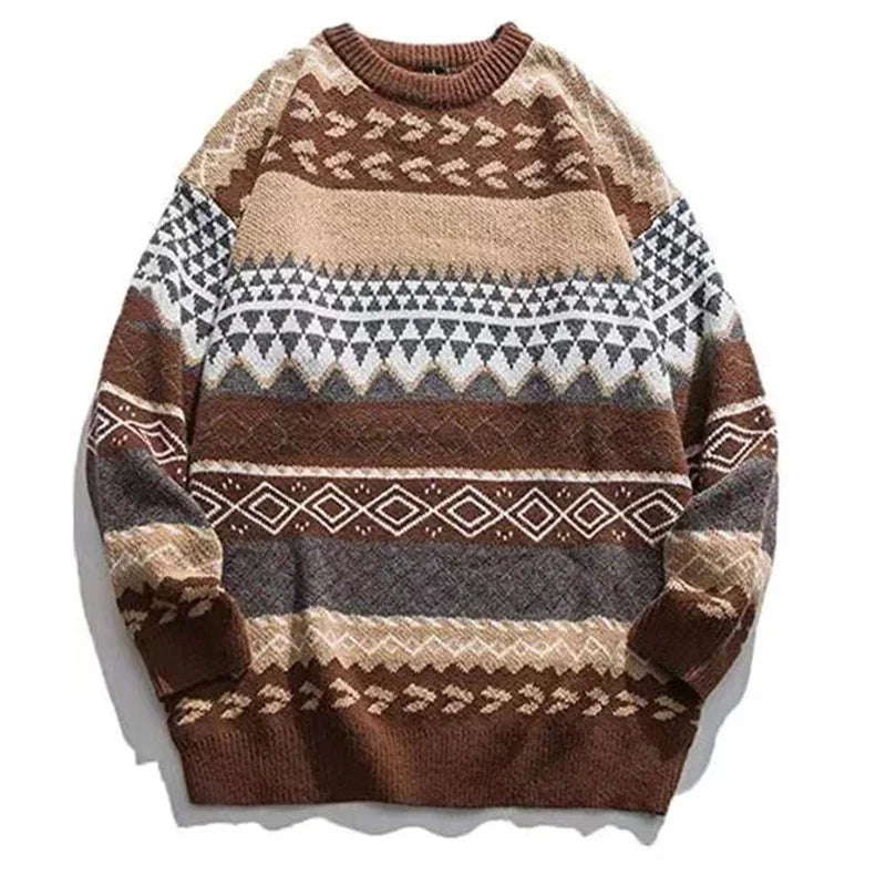 grunge oversized knit streetwear piece for layered look and winter street fits, ideal for men’s fashion and seasonal streetwe