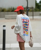 Vaporwave Static Tee – Emoji Field Graphic with Glitch Font
