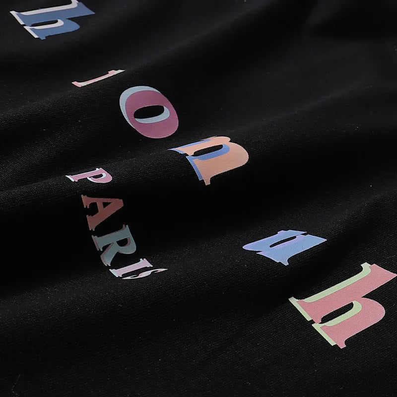 Glitchcore Fashion – High Quality Ih Nom Uh Nit T Shirt Masked Men Letter Printin – Urban Streetwear for Men & Women