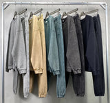 high street dark distressed vintage baggy joggers pants ins versatile drawstring sports pants men washing wax dyeing sweatpants unique joggers style 3211