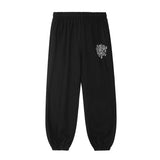 high street letter print fleece joggers sweatpants for men and women solid baggy casual trousers oversized loose sport pants streetwear sweatpants