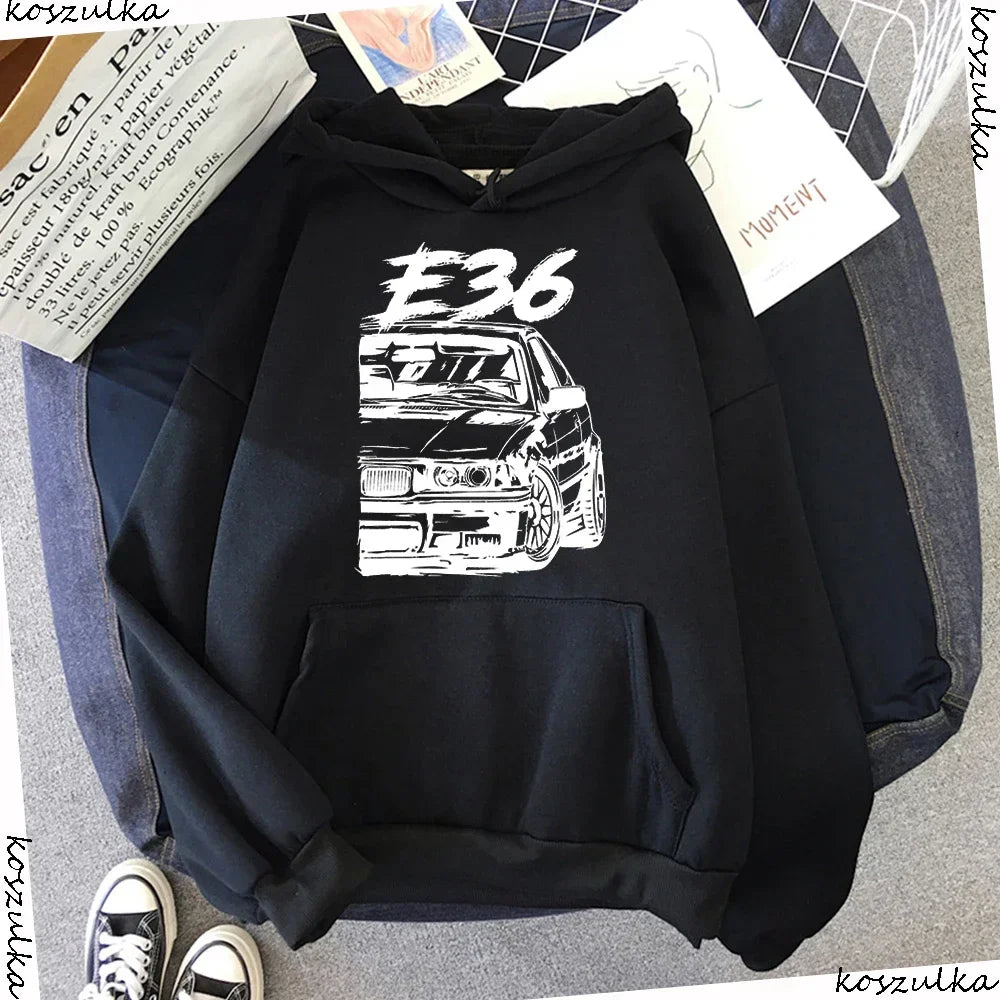 New Original Sweatshirt Harajuku Handsome Car Niche Hoodie Men And Wom